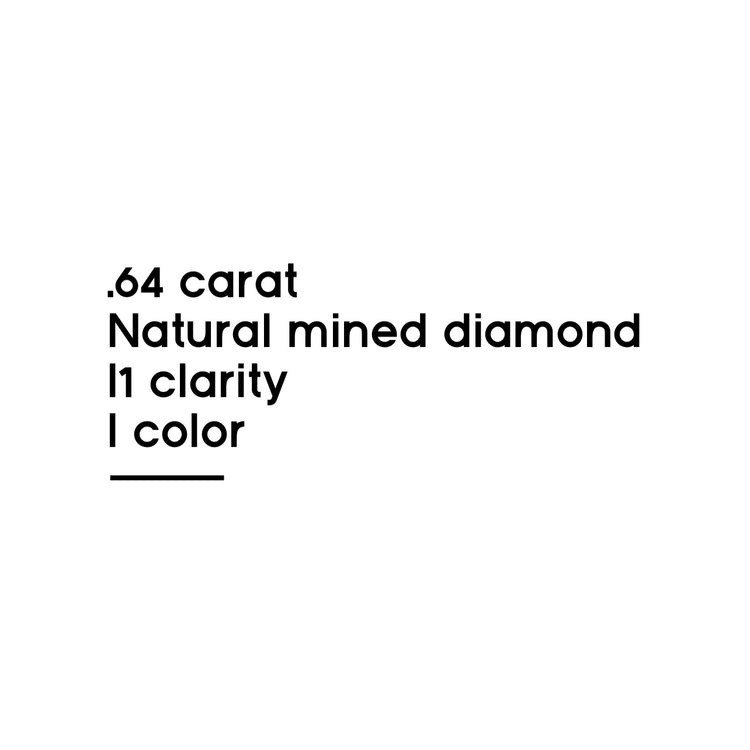 .64CT Princess Cut Diamond