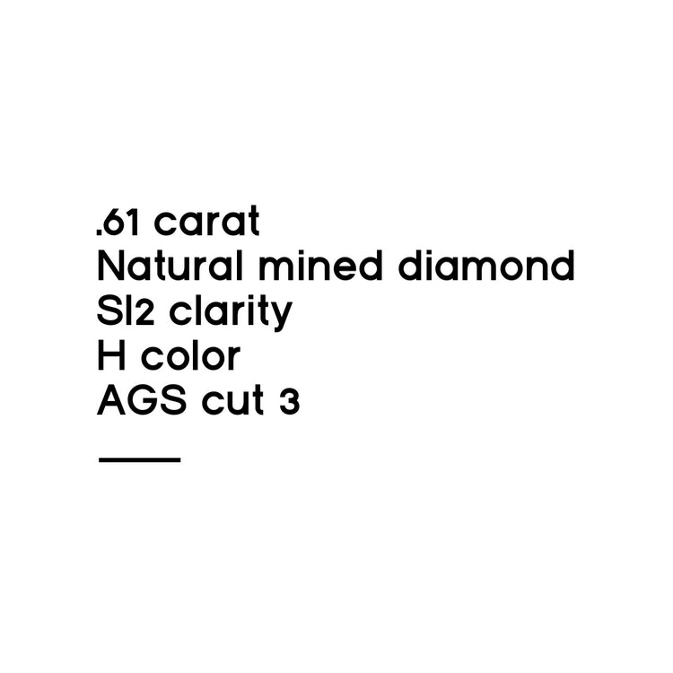 .61CT Round Brilliant Cut Diamond