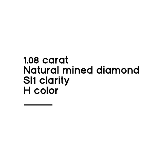 1.08CT Princess Cut Diamond