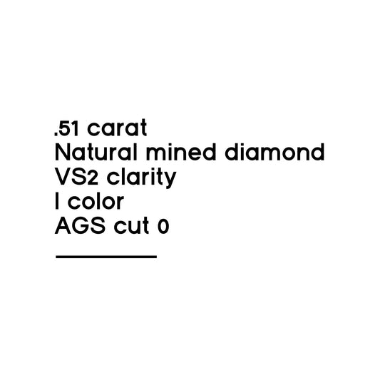 .51CT Round Brilliant Cut Diamond