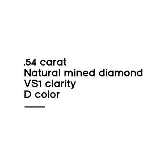 .54CT Round Brilliant Cut Diamond