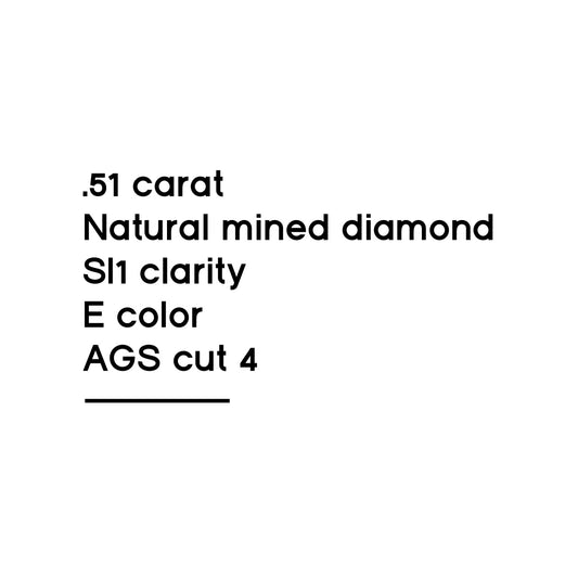 .51CT Round Brilliant Cut Diamond