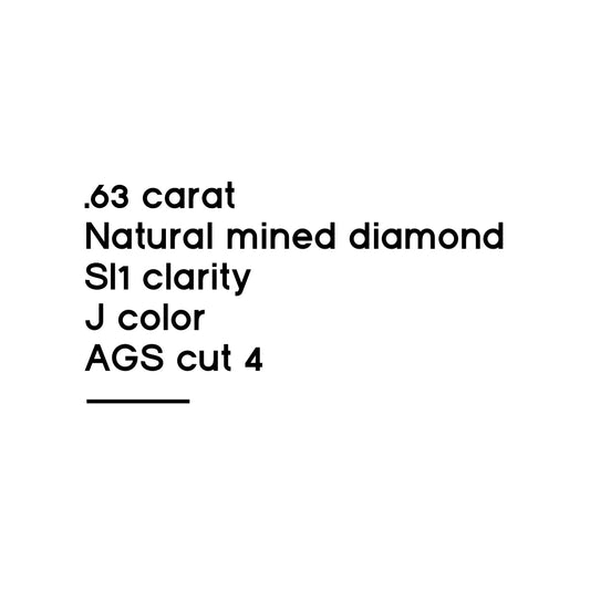 .63CT Round Brilliant Cut Diamond