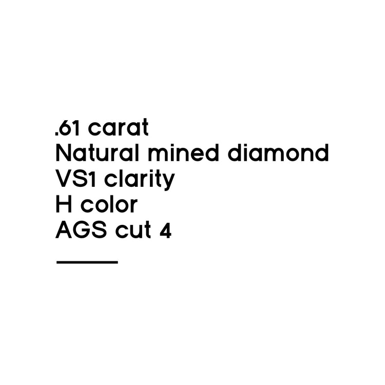 .61CT  Round Brilliant Cut Diamond