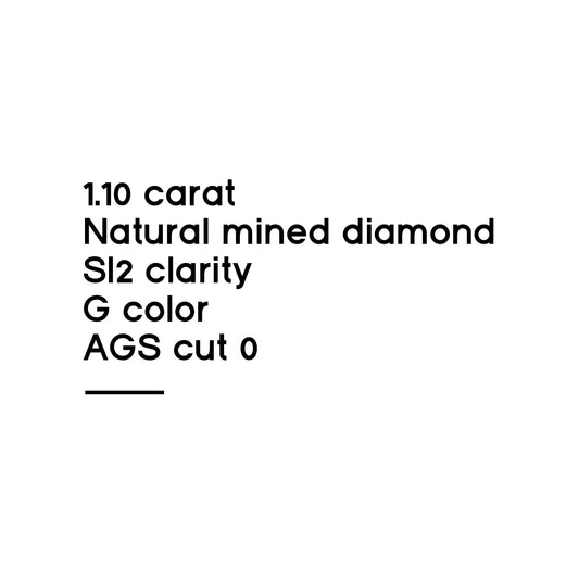 1.10CT Round Brilliant Cut Diamond