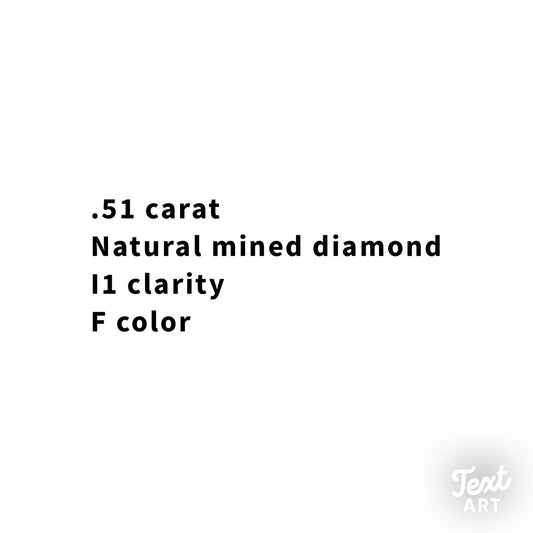 .51CT Round Brilliant Cut Diamond