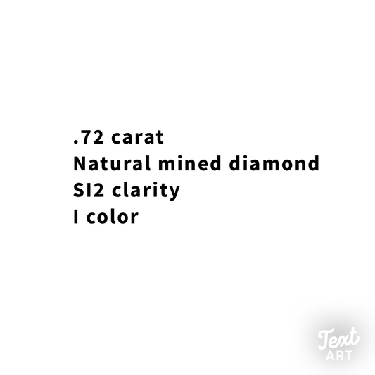 .72CT Round Brilliant Cut Diamond