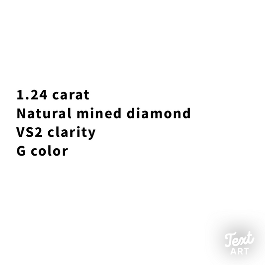 1.24CT Radiant Cut Diamond