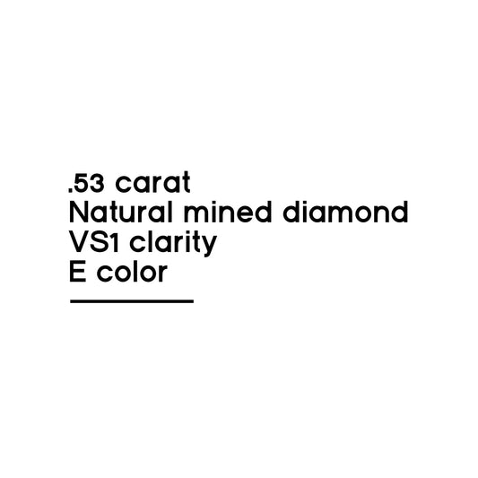 .53CT Princess Cut Diamond