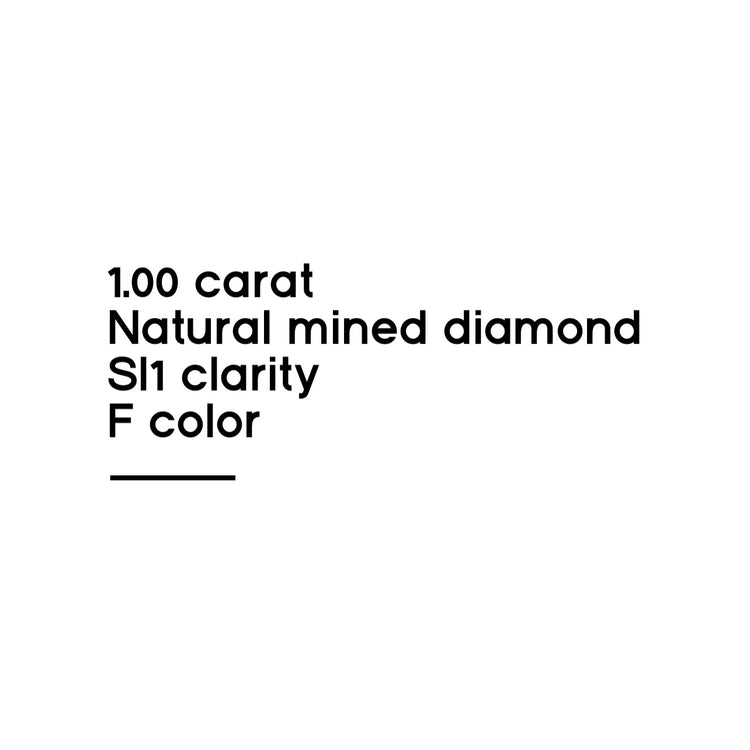 1.00CT Princess Cut Diamond