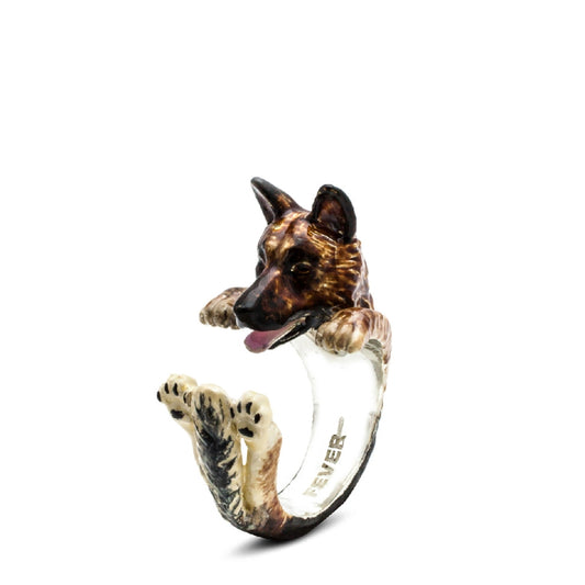 German Shepherd Hug Ring