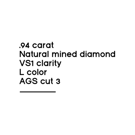 .94CT Round Brilliant Cut Diamond