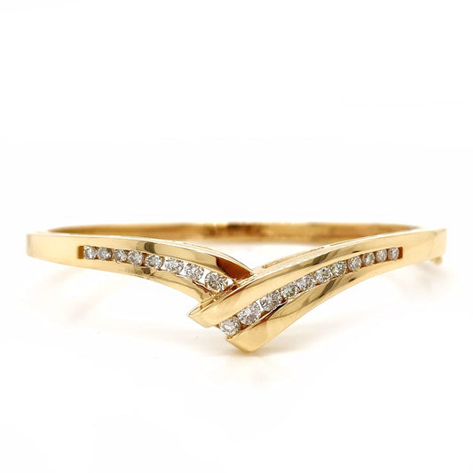 Diamond Bangle Bracelet