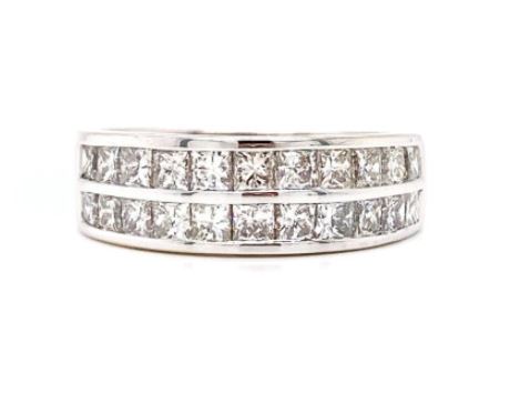 2.00TCW Double Channel Diamond Band