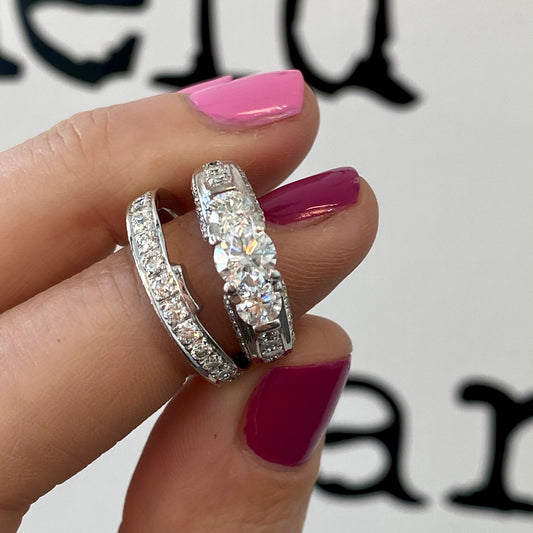 1.95TCW Diamond Wedding Set