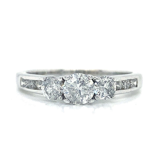 Three Stone Diamond Ring
