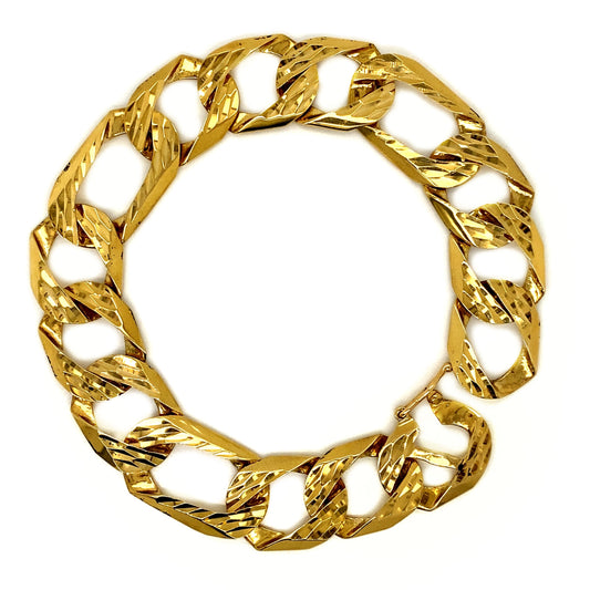 7.75 Inch Reversible Chain Bracelet