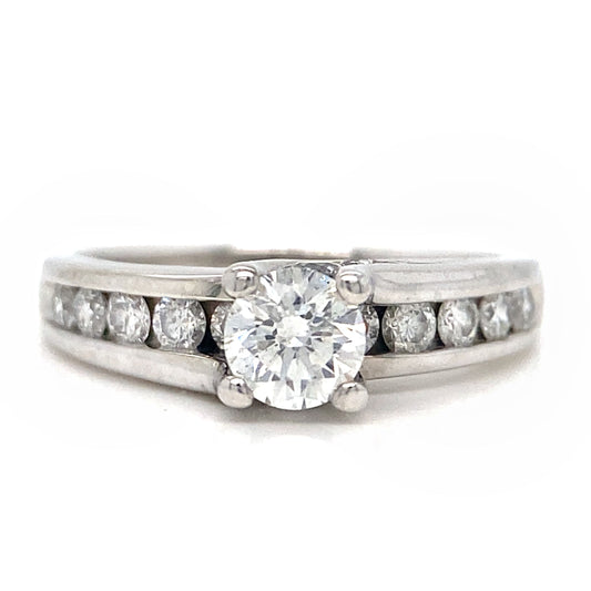 1.00TCW Channel Set Diamond Ring