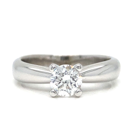 Polar Ice Diamond Solitaire Ring