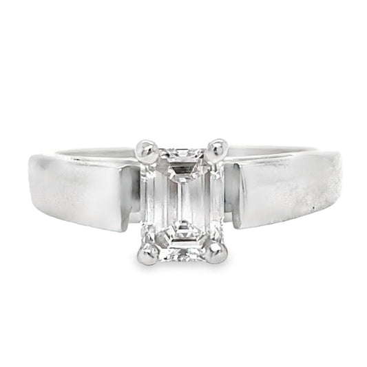 Emerald Cut Diamond Ring