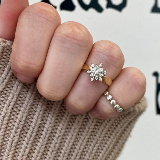 Diamond Snowflake Ring