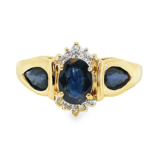 Sapphire & Diamond Ring