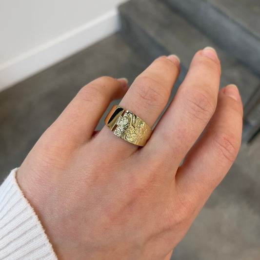 Foil Textured Tapered Band