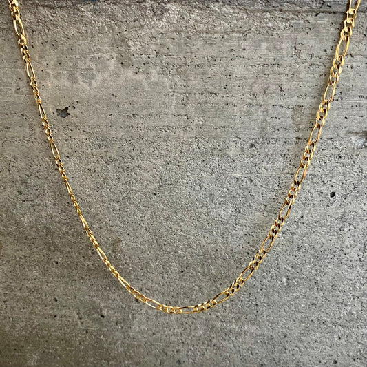 24 Inch Figaro Chain - 3.2mm