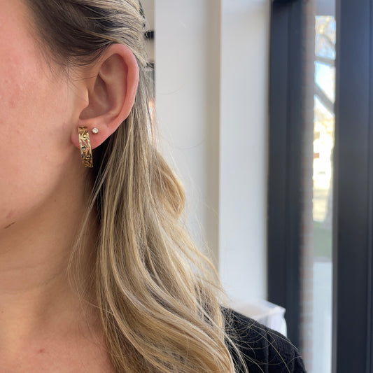 1 Inch Cutout Scroll Pattern Hoops