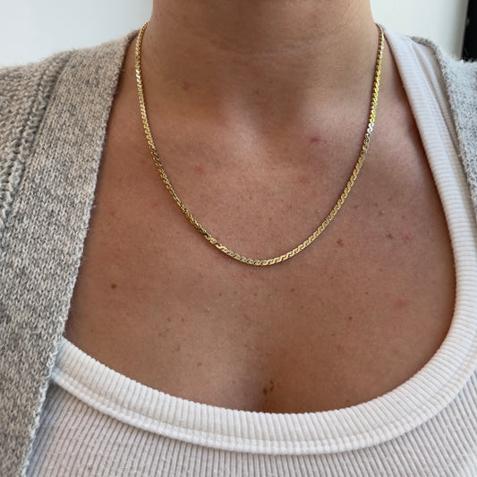 19 Inch Serpentine Chain