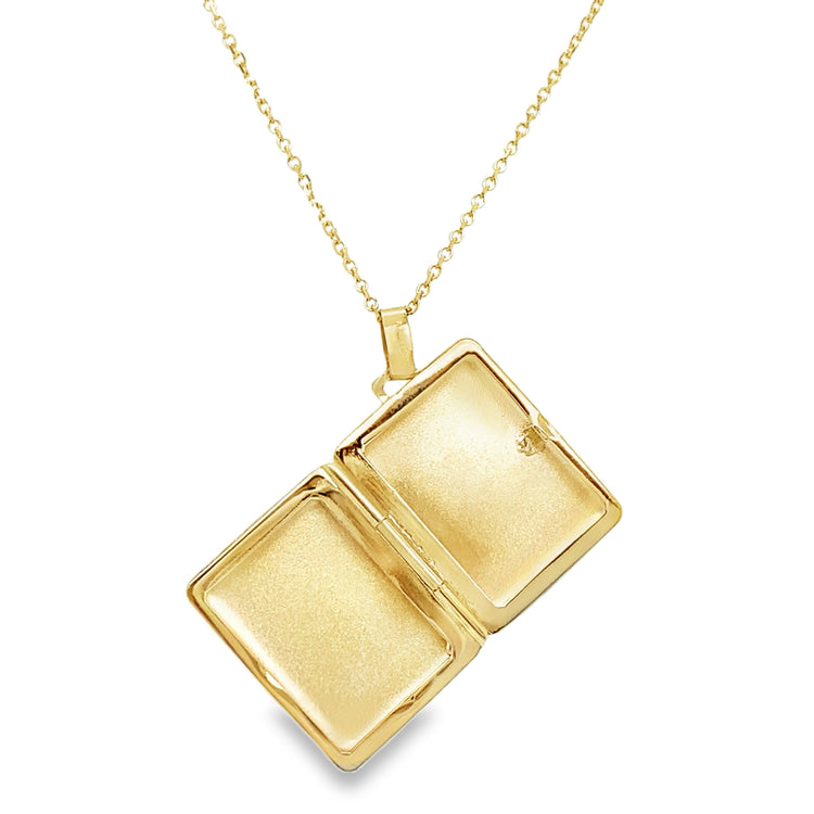 Rectangular Carved Locket