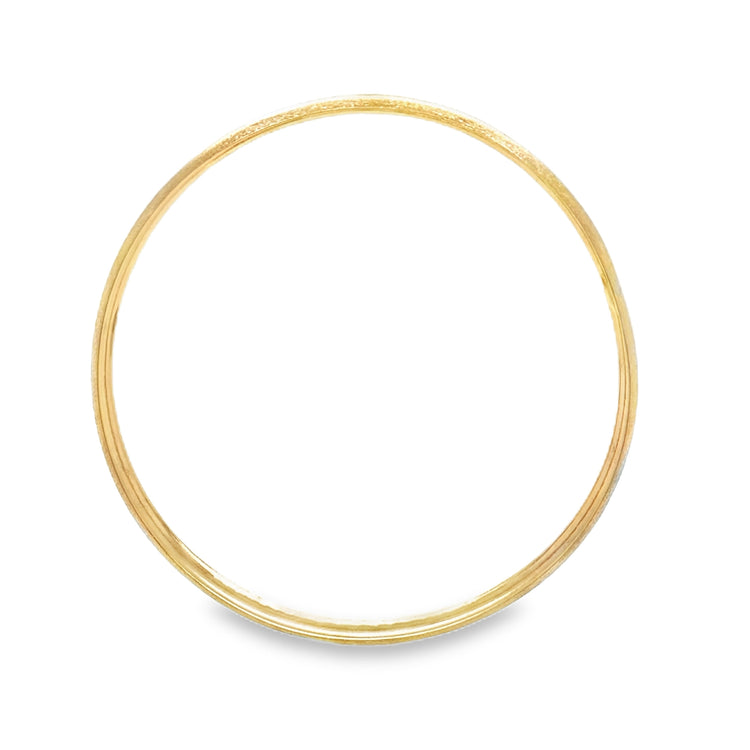 6mm Wide Diamond Cut Bangle