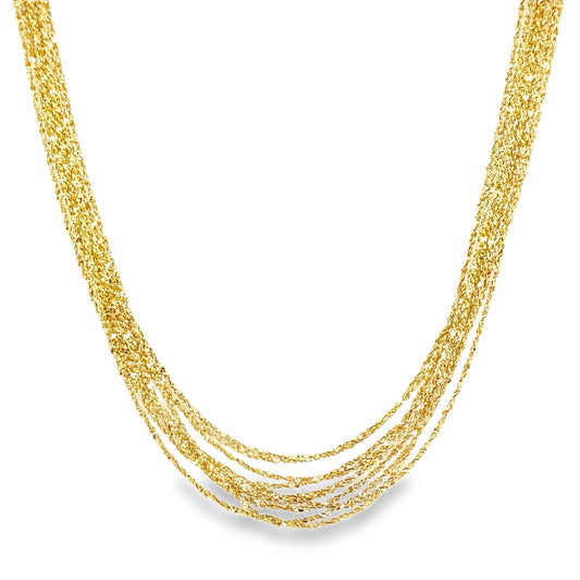 Multi Strand Serpentine Necklace