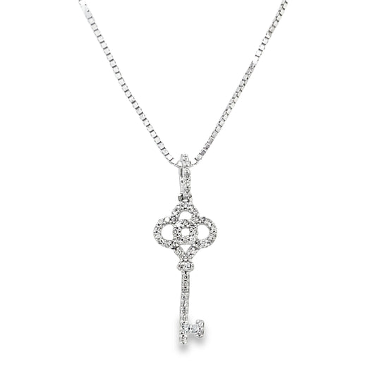 Diamond Key Necklace
