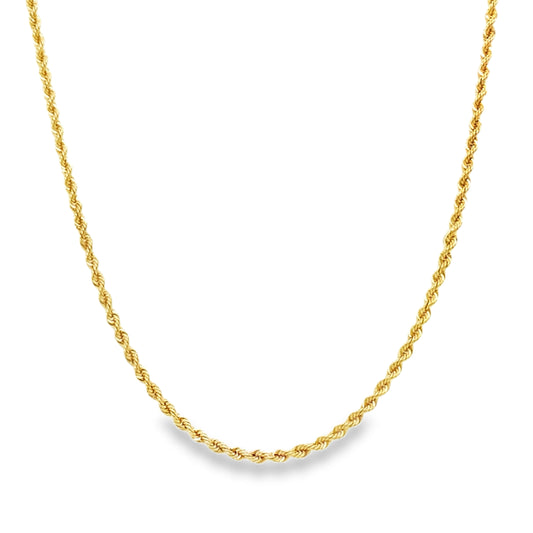 20 Inch Solid Rope Chain