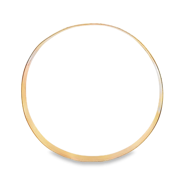 8mm Wide Diamond Cut Bangle