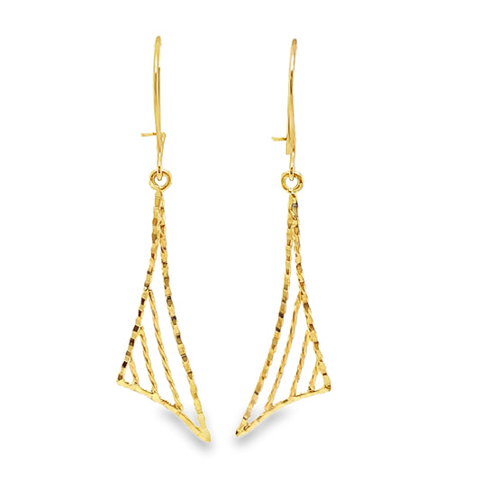 Textured Drop Earrings