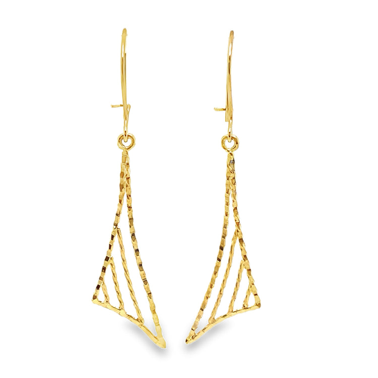 Textured Drop Earrings