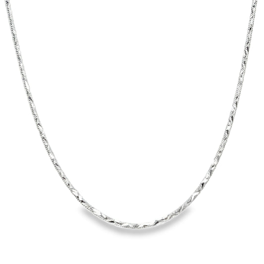Adjustable Length Twisted Snake Chain