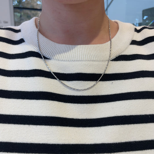 Adjustable Length Twisted Snake Chain