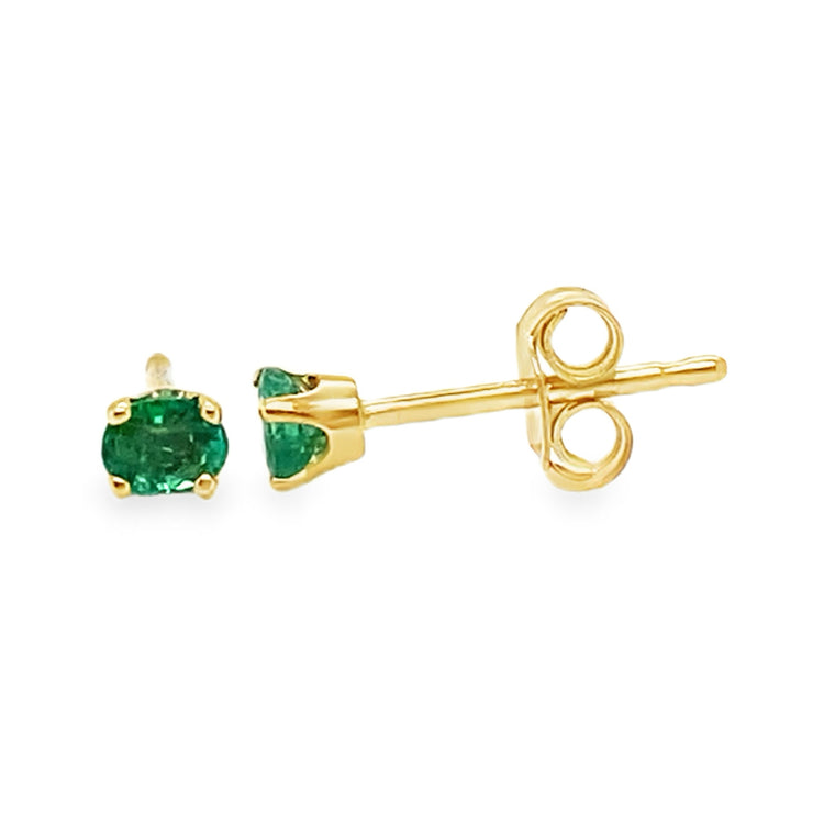 Mini Emerald Studs & Halo Jackets