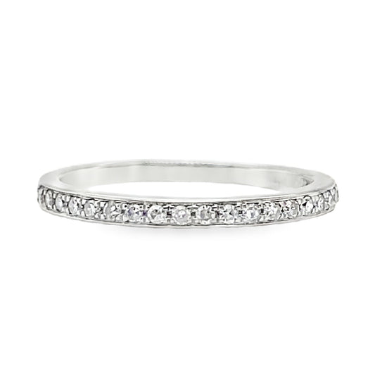 Single Cut Diamond Dainty Band