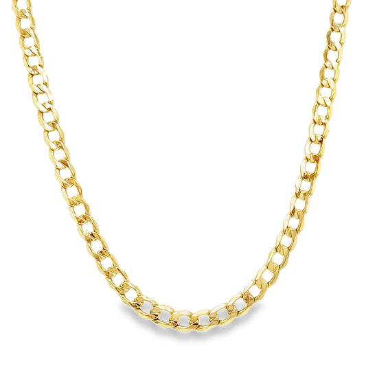 20 Inch Hollow Curb Chain - 4.5mm Wide