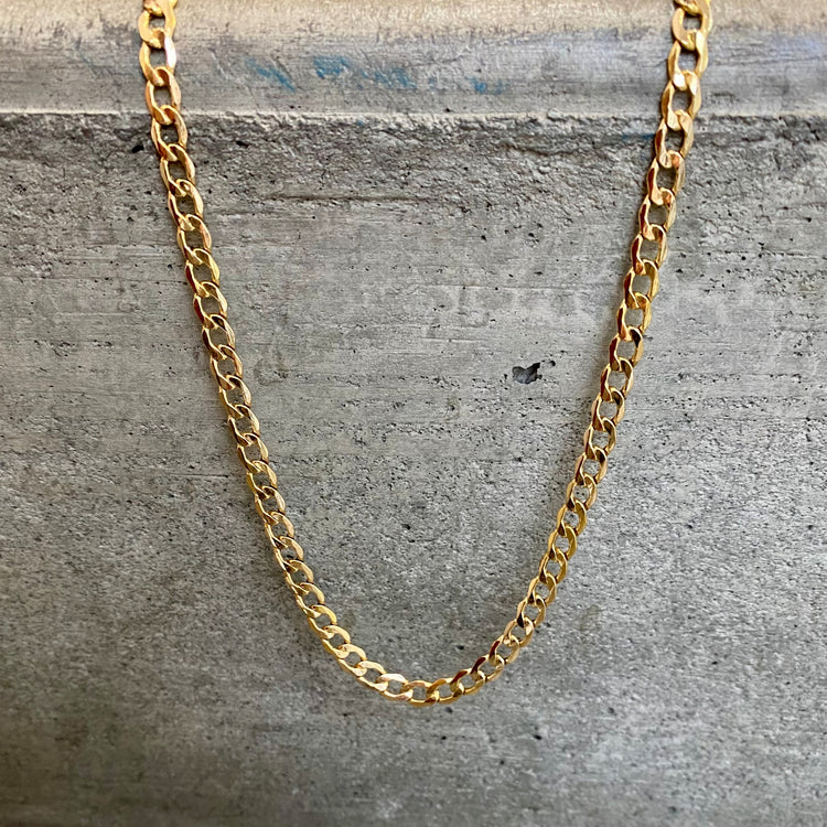 20 Inch Hollow Curb Chain - 4.5mm Wide