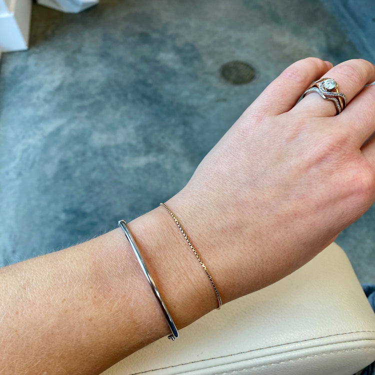 Dainty Box Link Bracelet