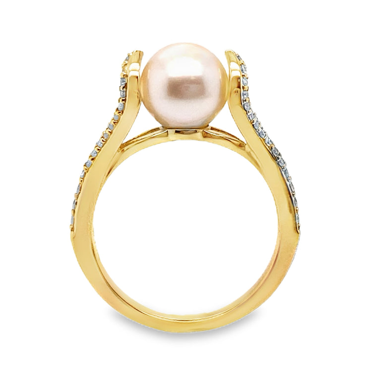 Pearl & Diamond Ring