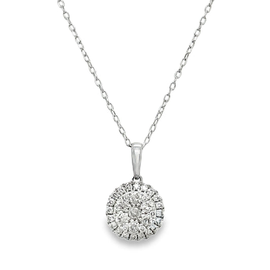 Diamond Cluster Necklace