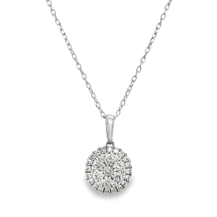 Diamond Cluster Necklace