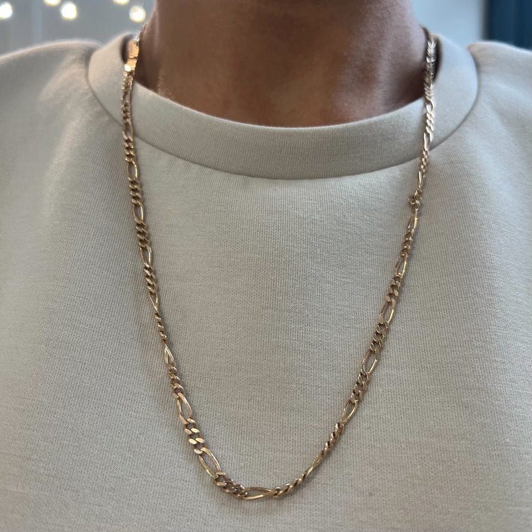 24 Inch Figaro Chain