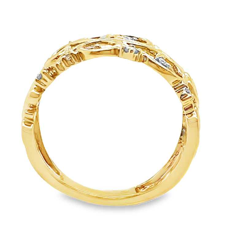 Whimsy Wide Diamond Ring